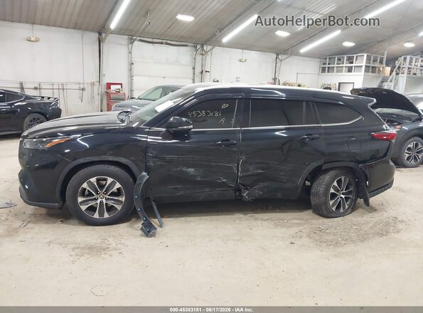 5TDGZRBH9NS193930 2022 TOYOTA HIGHLANDER Черный Панорамный вид салона 360°