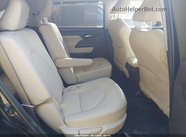 5TDGZRBHXLS504763 2020 TOYOTA HIGHLANDER Black VIN კოდის სტიკერის ხედი