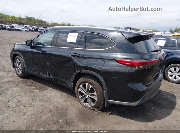 5TDGZRBHXLS509784 2020 TOYOTA HIGHLANDER Черный Задняя левая четверть