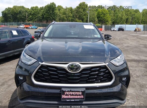 5TDGZRBHXLS509784 2020 TOYOTA HIGHLANDER Черный Вид щитка приборов