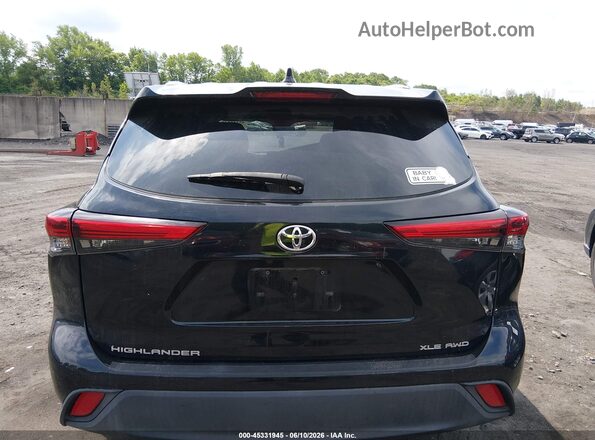 5TDGZRBHXLS509784 2020 TOYOTA HIGHLANDER Черный 