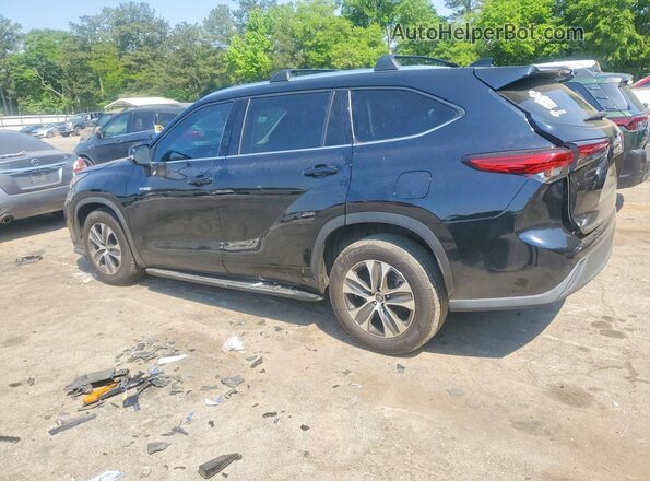 5TDHARAHXLS501424 2020 TOYOTA HIGHLANDER Black Հետևի ձախ