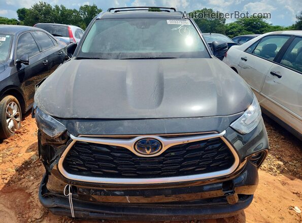 5TDHARAHXLS501424 2020 TOYOTA HIGHLANDER Black Դիմացի տեսք