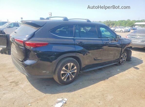 5TDHARAHXLS501424 2020 TOYOTA HIGHLANDER Black Հետևի աջ