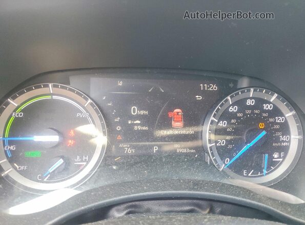 5TDHARAHXLS501424 2020 TOYOTA HIGHLANDER Black Սարքավորումների վահանակի տեսք