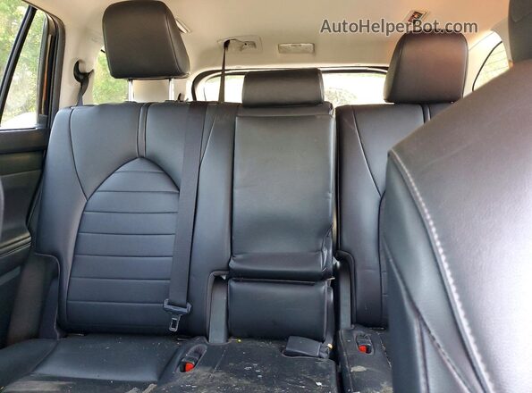 5TDHARAHXLS501424 2020 TOYOTA HIGHLANDER Black Հետևի նստատեղերի տեսք