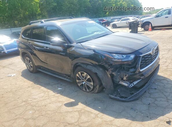 5TDHARAHXLS501424 2020 TOYOTA HIGHLANDER Black Առջևի աջ