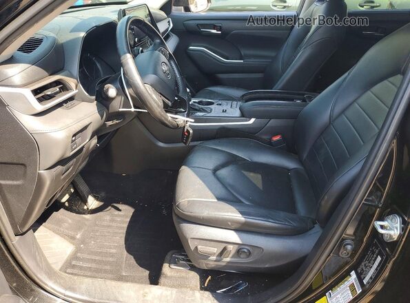 5TDHARAHXLS501424 2020 TOYOTA HIGHLANDER Black Սալոնի դիմացի տեսք