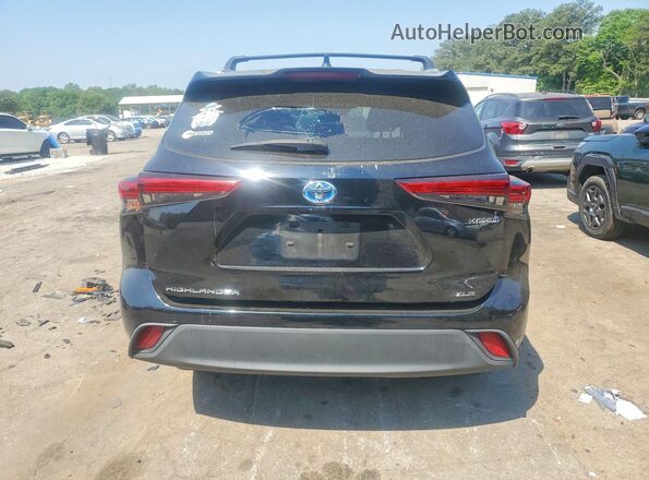5TDHARAHXLS501424 2020 TOYOTA HIGHLANDER Black Հետևի տեսք