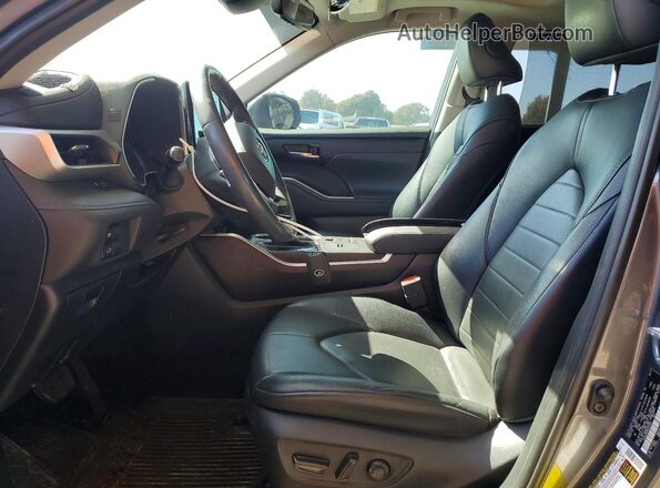 5TDHARAHXMS507581 2021 TOYOTA HIGHLANDER Угольный Вид салона спереди