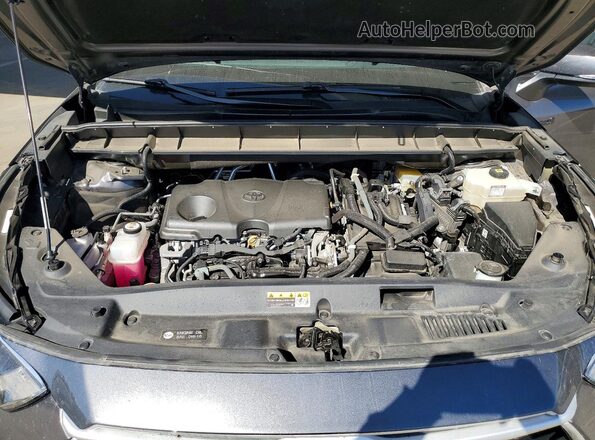 5TDHARAHXMS507581 2021 TOYOTA HIGHLANDER Угольный Вид задней части салона
