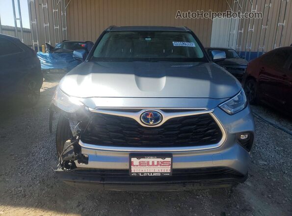 5TDHBRCH2LS000392 2020 TOYOTA HIGHLANDER Blue Front view