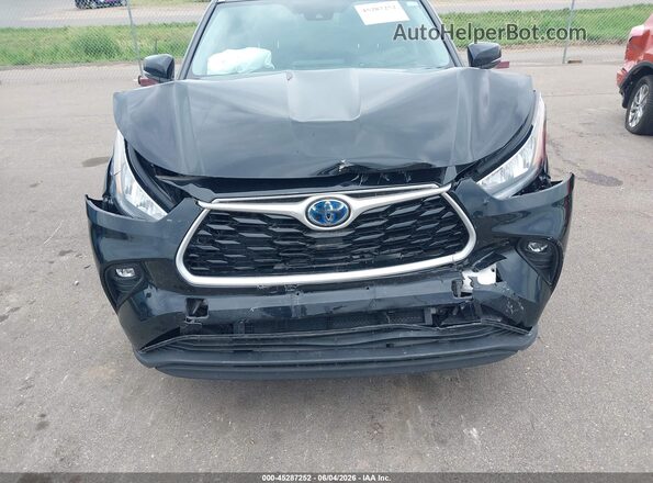 5TDHBRCH3LS507981 2020 TOYOTA HIGHLANDER Black Դիմացի տեսք