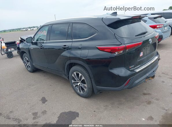 5TDHBRCH3LS507981 2020 TOYOTA HIGHLANDER Black Հետևի ձախ