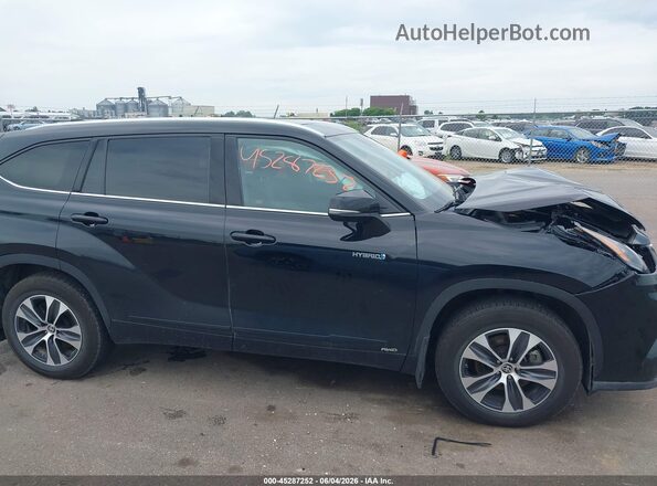 5TDHBRCH3LS507981 2020 TOYOTA HIGHLANDER Black Սալոնի հետևի տեսք
