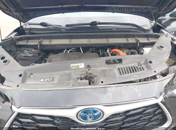 5TDHBRCH3LS507981 2020 TOYOTA HIGHLANDER Black Հետևի տեսք