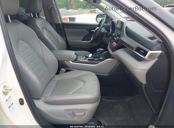 5TDHBRCHXLS502664 2020 TOYOTA HIGHLANDER White Front interior view
