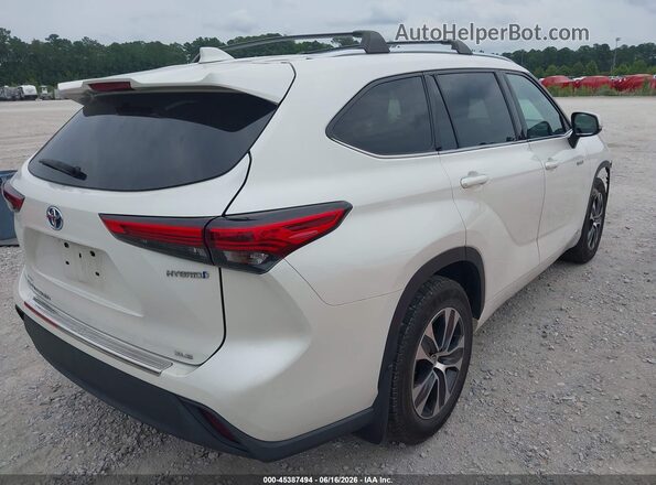 5TDHBRCHXLS502664 2020 TOYOTA HIGHLANDER White Rear right