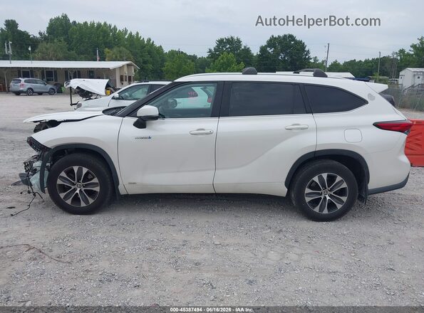 5TDHBRCHXLS502664 2020 TOYOTA HIGHLANDER White 360 interior view