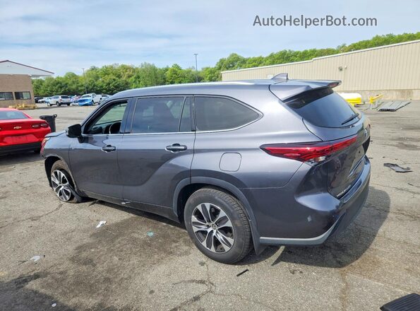 5TDHZRBH2LS508889 2020 TOYOTA HIGHLANDER Gray Trasero izquierdo