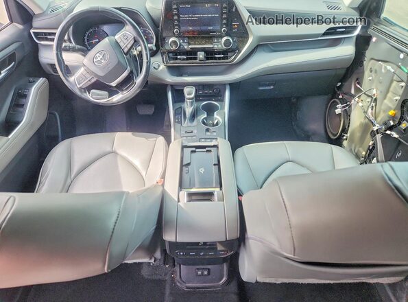 5TDHZRBH2LS508889 2020 TOYOTA HIGHLANDER Gray Vista del salpicadero