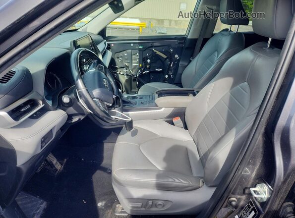 5TDHZRBH2LS508889 2020 TOYOTA HIGHLANDER Gray Vista interior delantera