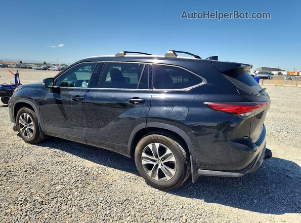 5TDHZRBH3NS569011 2022 TOYOTA HIGHLANDER Black Tył lewy
