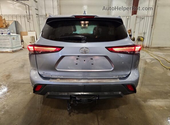 5TDHZRBH4LS020608 2020 TOYOTA HIGHLANDER Синий Вид сзади
