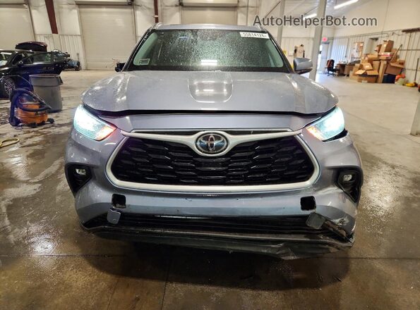 5TDHZRBH4LS020608 2020 TOYOTA HIGHLANDER Синий Вид спереди