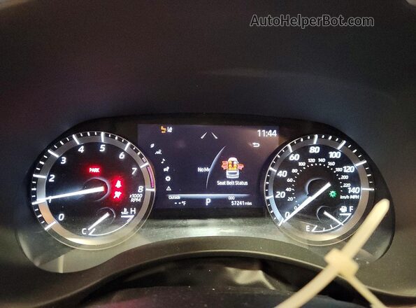 5TDHZRBH4LS020608 2020 TOYOTA HIGHLANDER Синий Вид щитка приборов