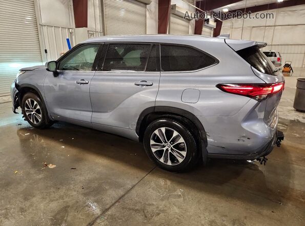 5TDHZRBH4LS020608 2020 TOYOTA HIGHLANDER Синий Задняя левая четверть