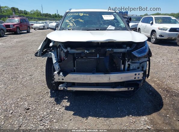 5TDHZRBH4MS540227 2021 TOYOTA HIGHLANDER White ხელსაწყოთა პანელის ხედი