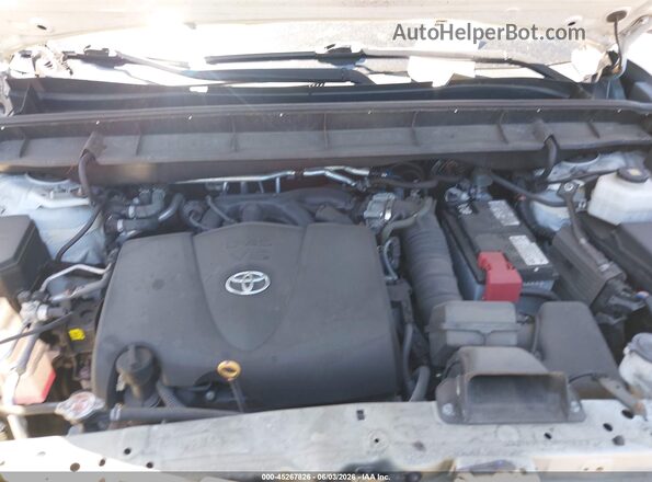 5TDHZRBH4MS540227 2021 TOYOTA HIGHLANDER White უკანა ხედი