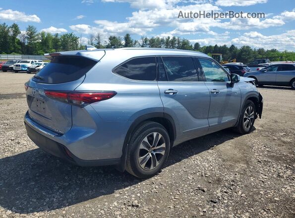 5TDHZRBH5LS014557 2020 TOYOTA HIGHLANDER Silver უკანა მარჯვენა