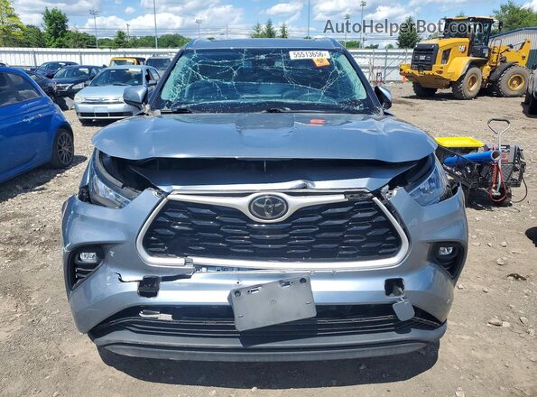 5TDHZRBH5LS014557 2020 TOYOTA HIGHLANDER Silver წინა ხედი