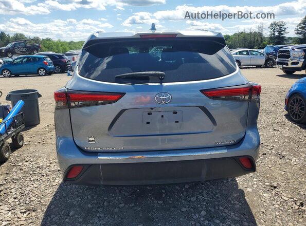 5TDHZRBH5LS014557 2020 TOYOTA HIGHLANDER Silver უკანა ხედი