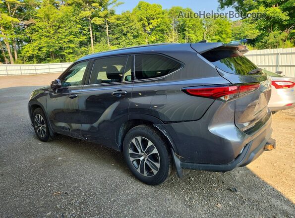 5TDHZRBH5LS028829 2020 TOYOTA HIGHLANDER Gray Հետևի ձախ