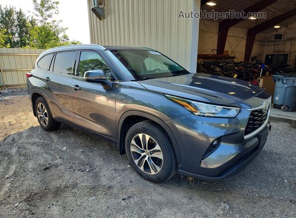 5TDHZRBH5LS028829 2020 TOYOTA HIGHLANDER Gray Առջևի աջ