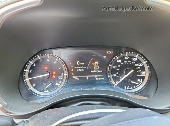 5TDHZRBH5LS028829 2020 TOYOTA HIGHLANDER Gray Սարքավորումների վահանակի տեսք