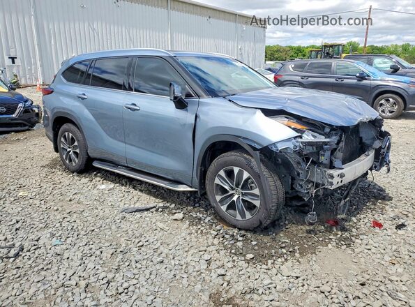 5TDHZRBH7LS046510 2020 TOYOTA HIGHLANDER Silver Front right
