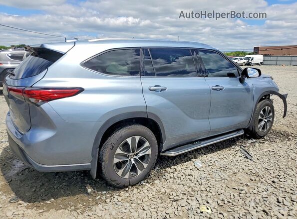 5TDHZRBH7LS046510 2020 TOYOTA HIGHLANDER Silver Rear right