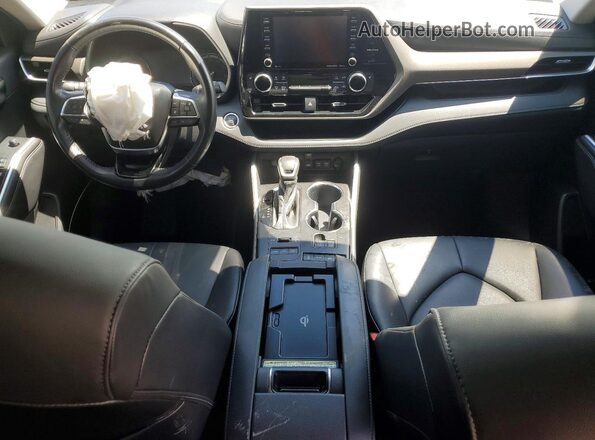 5TDHZRBH7LS046510 2020 TOYOTA HIGHLANDER Silver Dashboard view