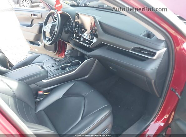 5TDHZRBH7MS078245 2021 TOYOTA HIGHLANDER Red Вид салону спереду