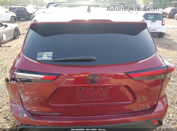 5TDHZRBH7MS078245 2021 TOYOTA HIGHLANDER Red 