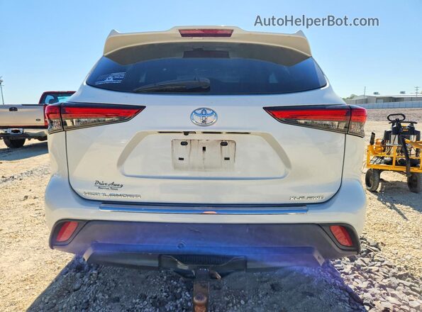 5TDHZRBH8LS039419 2020 TOYOTA HIGHLANDER White Widok z tyłu