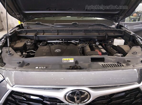 5TDHZRBH8MS135455 2021 TOYOTA HIGHLANDER Gray უკანა ხედი