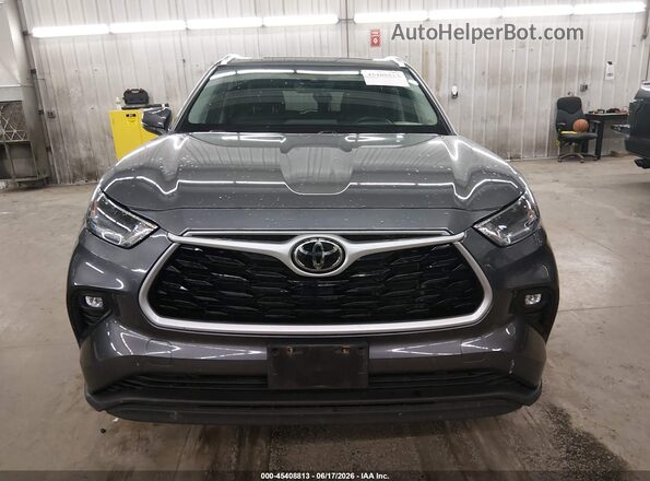 5TDHZRBH8MS135455 2021 TOYOTA HIGHLANDER Gray უკანა სალონის ხედი