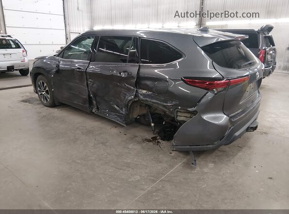 5TDHZRBH8MS135455 2021 TOYOTA HIGHLANDER Gray უკანა მარცხენა