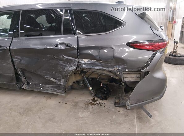 5TDHZRBH8MS135455 2021 TOYOTA HIGHLANDER Gray წინა ხედი