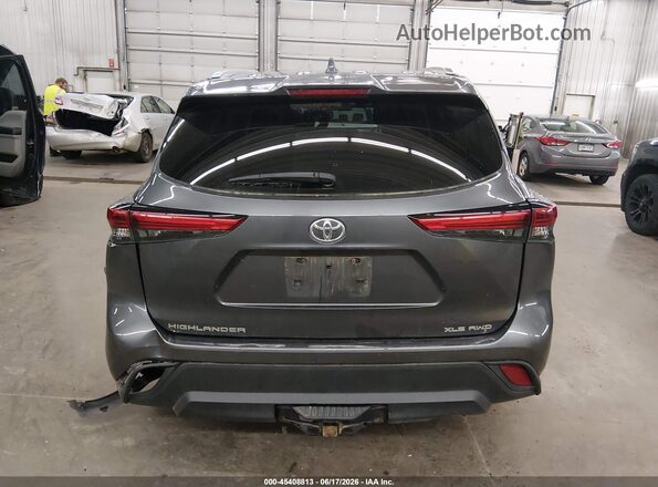 5TDHZRBH8MS135455 2021 TOYOTA HIGHLANDER Gray 